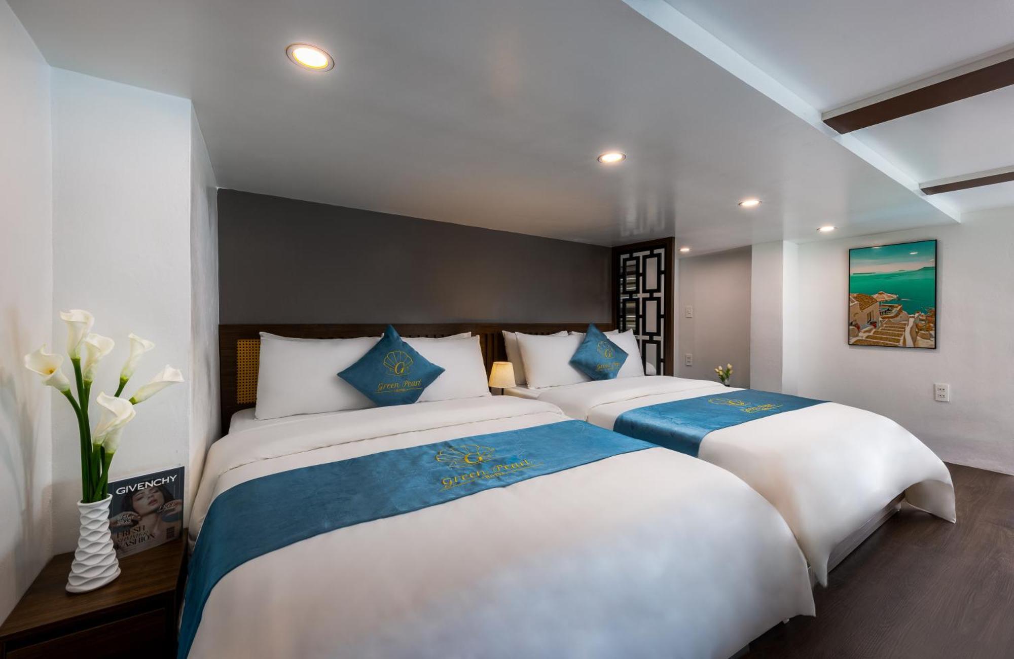 Cat Ba Green Pearl Hotel Dong Khe Sau Bagian luar foto