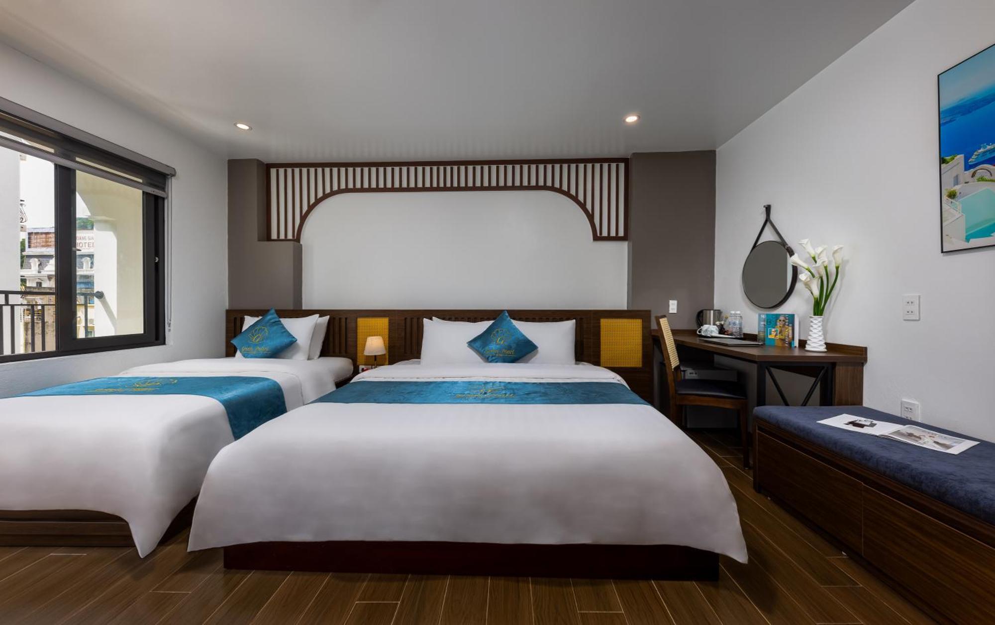 Cat Ba Green Pearl Hotel Dong Khe Sau Bagian luar foto